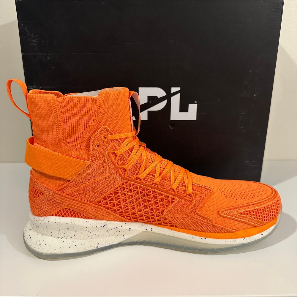 APL Concept X - Orange Sneakers Size 11.5 Men's New in Box - Picture 3 of 8